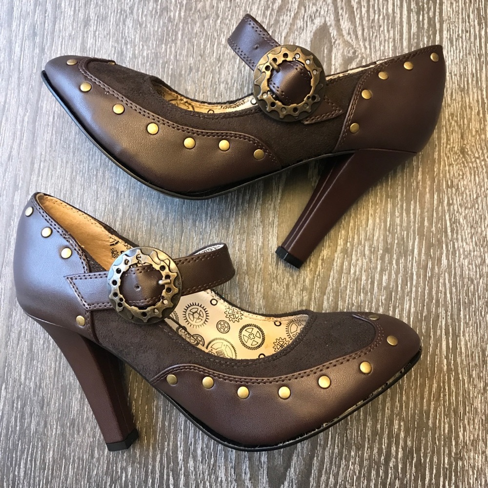 NWT Steampunk Heels